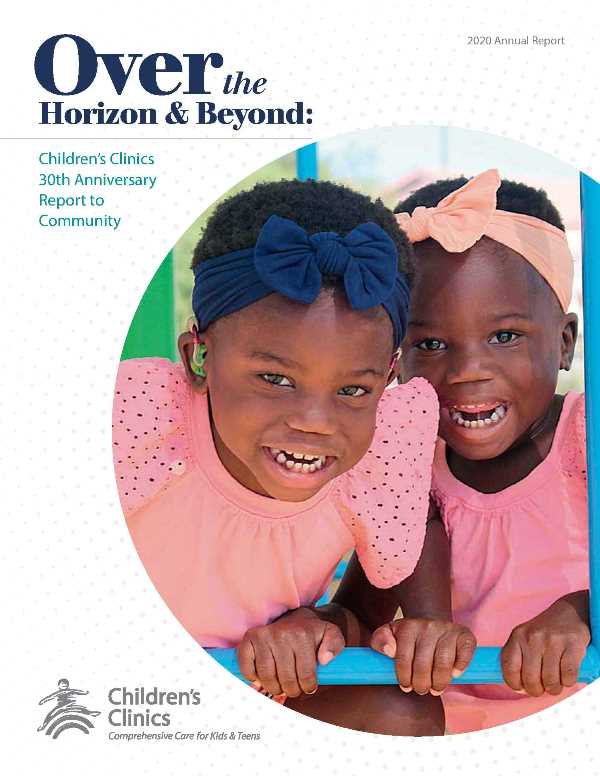Children's Clinics 30th Anniversary Special Edition Report